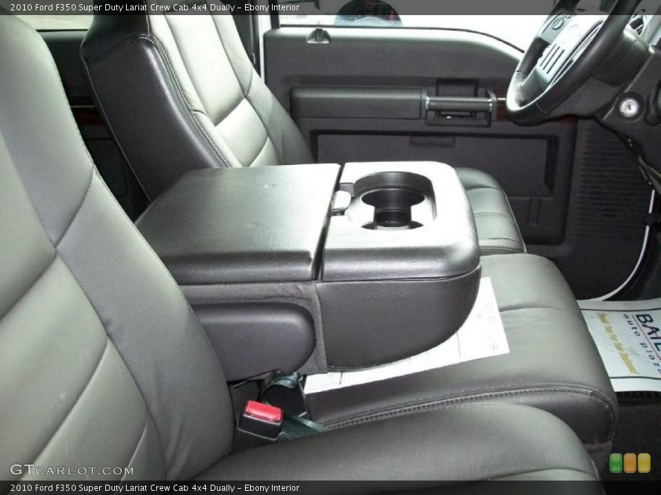 Ebony Interior Photo for the 2010 Ford F350 Super Duty Lariat Crew Cab 4x4 Dually #38269945