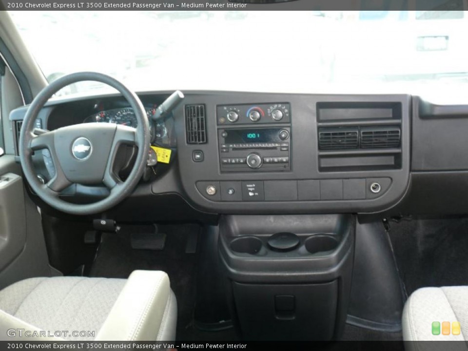 Medium Pewter Interior Dashboard for the 2010 Chevrolet Express LT 3500 Extended Passenger Van #38270161