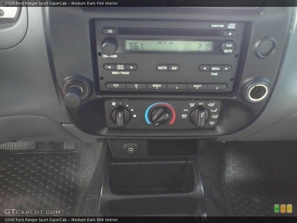 Medium Dark Flint Interior Controls for the 2008 Ford Ranger Sport SuperCab #38273184