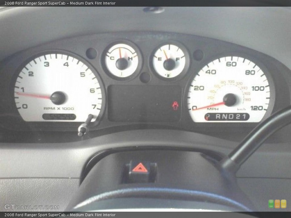 Medium Dark Flint Interior Gauges for the 2008 Ford Ranger Sport SuperCab #38273188