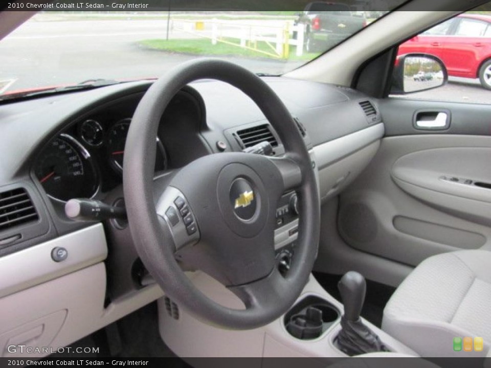 Gray Interior Dashboard for the 2010 Chevrolet Cobalt LT Sedan #38275816