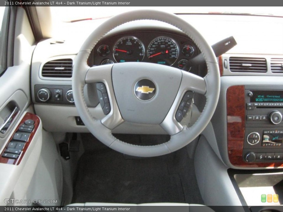 Dark Titanium/Light Titanium Interior Steering Wheel for the 2011 Chevrolet Avalanche LT 4x4 #38277344