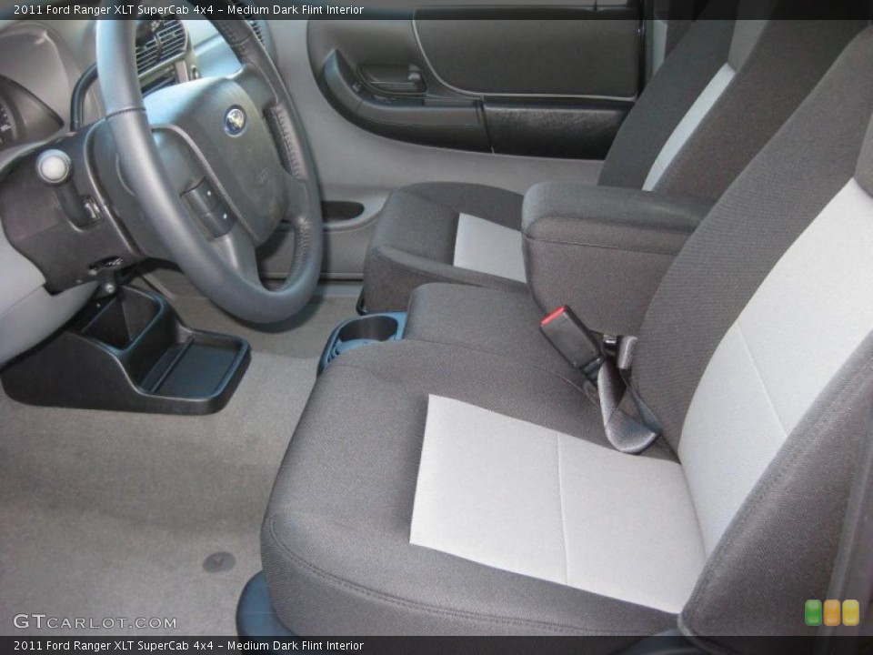 Medium Dark Flint Interior Photo for the 2011 Ford Ranger XLT SuperCab 4x4 #38279668