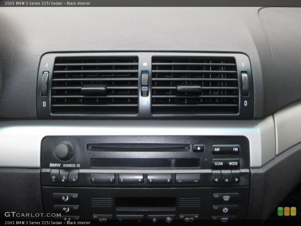 Black Interior Controls for the 2003 BMW 3 Series 325i Sedan #38281116