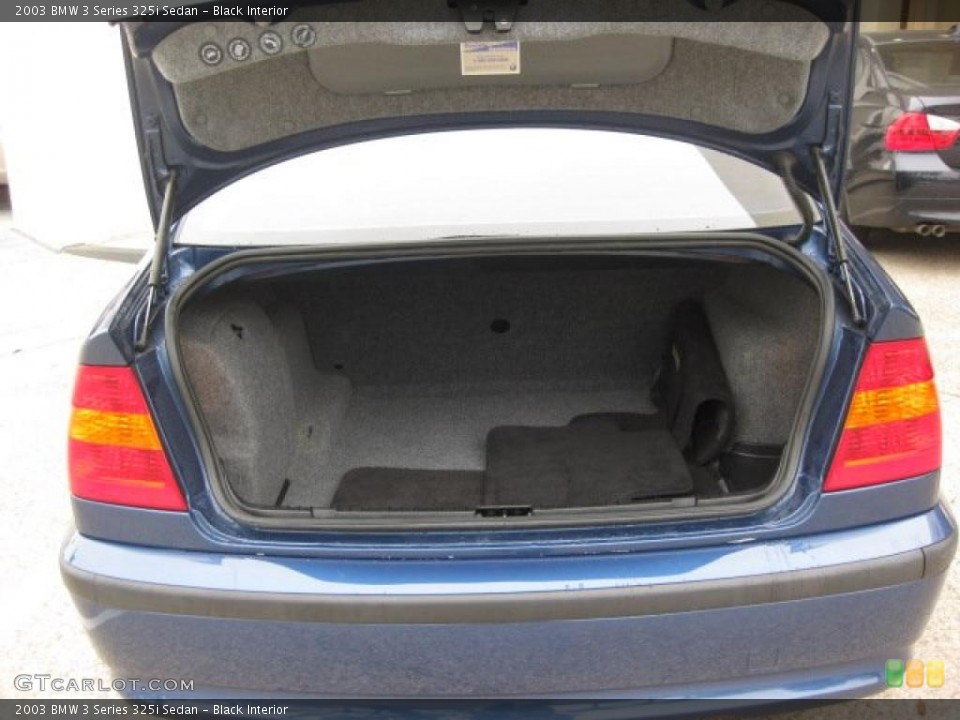 Black Interior Trunk for the 2003 BMW 3 Series 325i Sedan #38281212