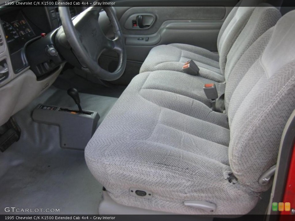 Gray Interior Photo for the 1995 Chevrolet C/K K1500 Extended Cab 4x4 #38282412