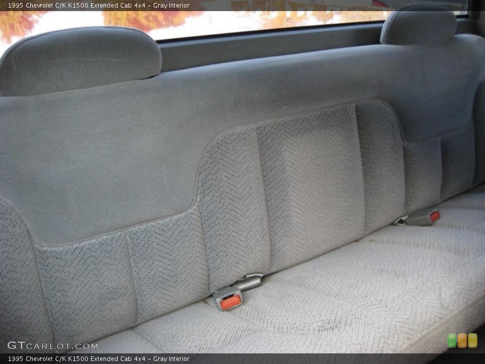 Gray Interior Photo for the 1995 Chevrolet C/K K1500 Extended Cab 4x4 #38282520
