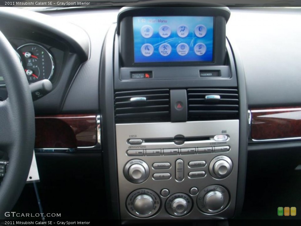 Gray Sport Interior Navigation for the 2011 Mitsubishi Galant SE #38283132