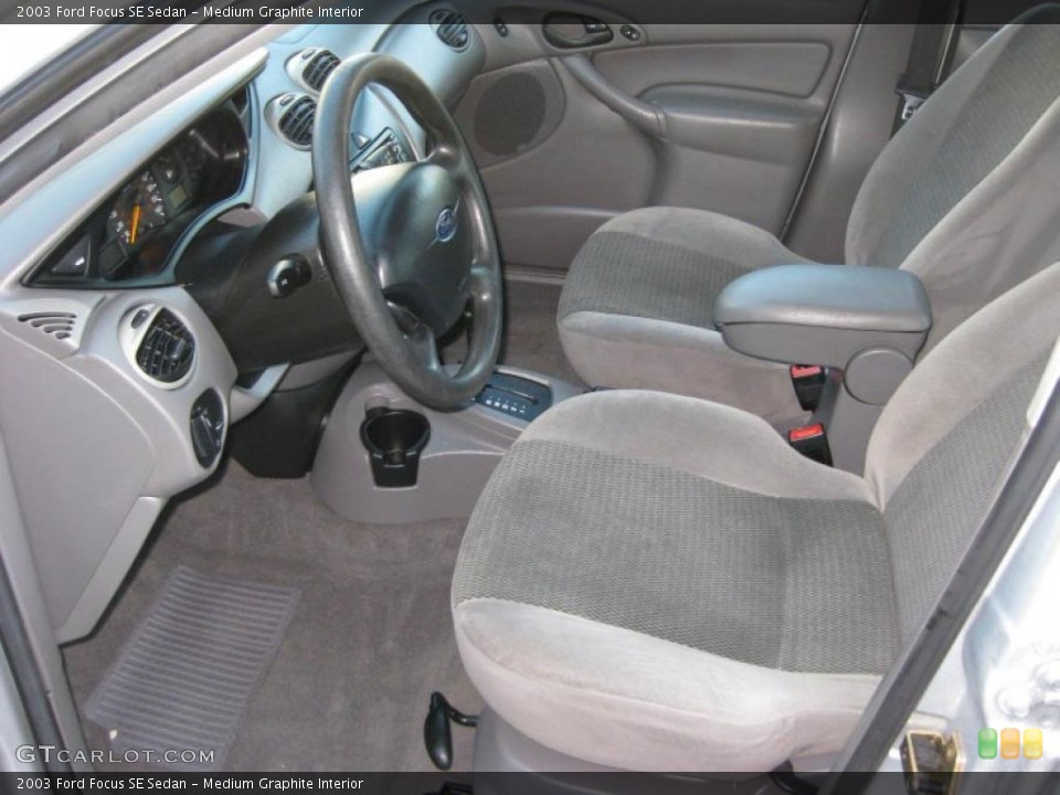 Medium Graphite Interior Photo for the 2003 Ford Focus SE Sedan #38283156