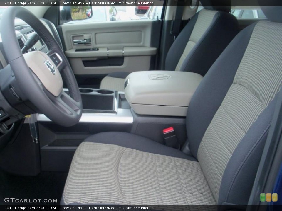 Dark Slate/Medium Graystone Interior Photo for the 2011 Dodge Ram 2500 HD SLT Crew Cab 4x4 #38283544