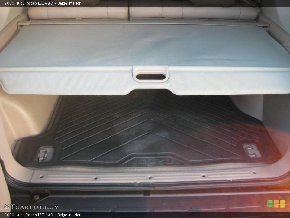 Beige Interior Trunk for the 2000 Isuzu Rodeo LSE 4WD #38283632