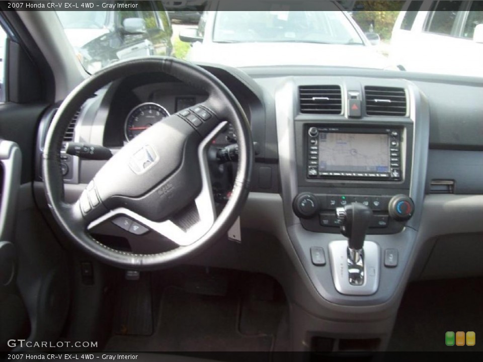 Gray Interior Dashboard for the 2007 Honda CR-V EX-L 4WD #38283636