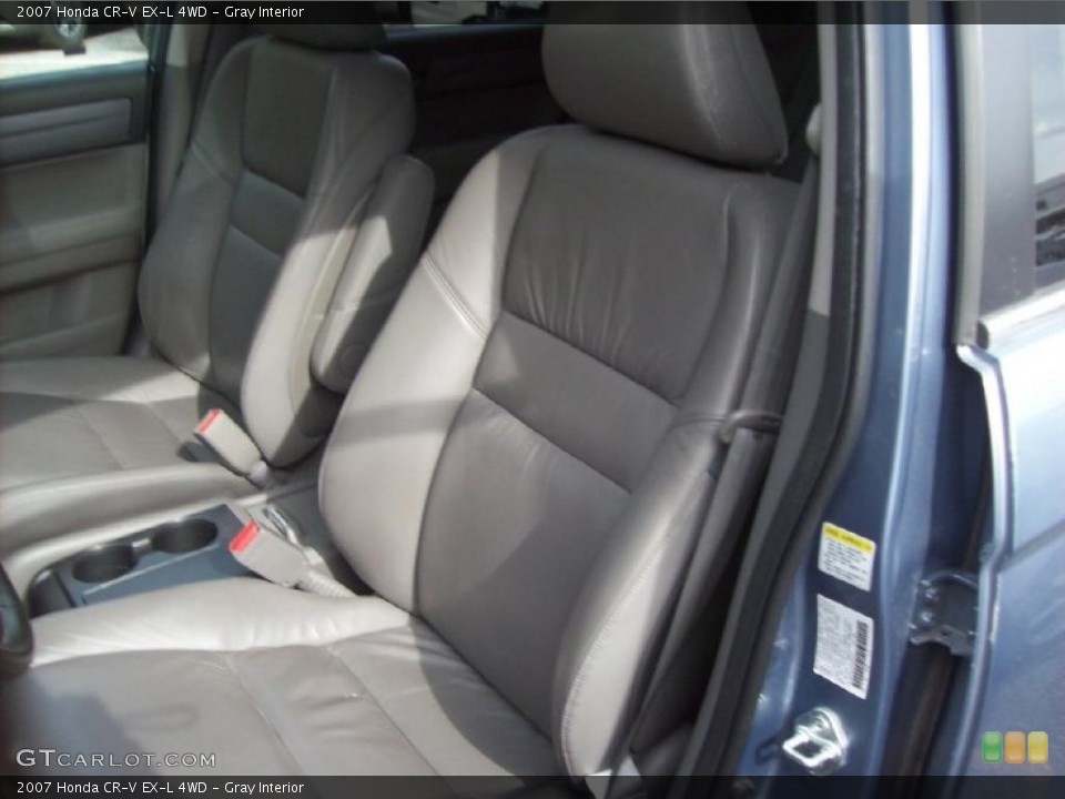 Gray Interior Photo for the 2007 Honda CR-V EX-L 4WD #38283652