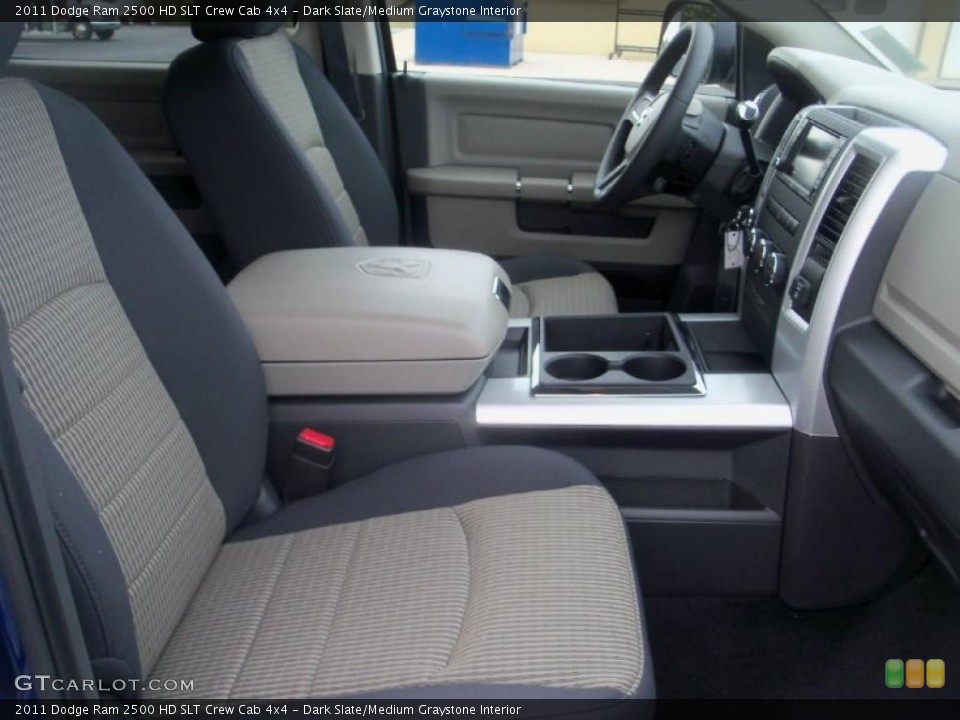 Dark Slate/Medium Graystone Interior Photo for the 2011 Dodge Ram 2500 HD SLT Crew Cab 4x4 #38283924