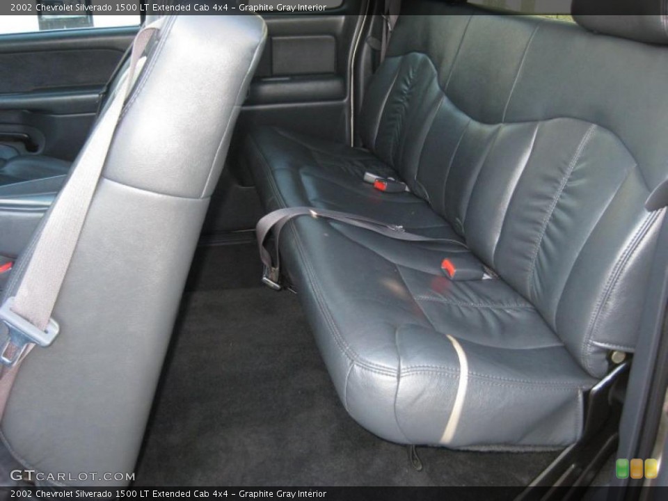 Graphite Gray Interior Photo for the 2002 Chevrolet Silverado 1500 LT Extended Cab 4x4 #38284136