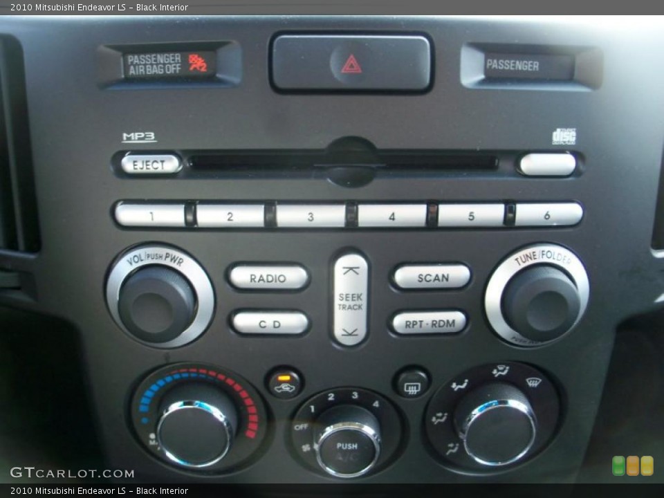 Black Interior Controls for the 2010 Mitsubishi Endeavor LS #38284836