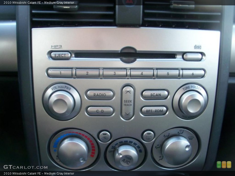Medium Gray Interior Controls for the 2010 Mitsubishi Galant FE #38285664