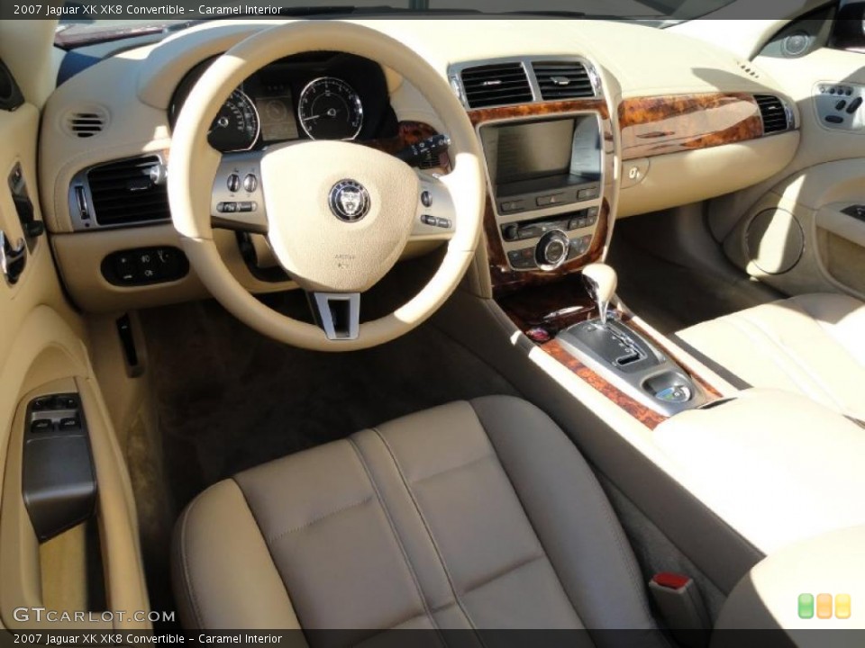 Caramel Interior Dashboard for the 2007 Jaguar XK XK8 Convertible #38287040