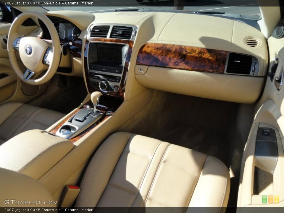 Caramel Interior Dashboard for the 2007 Jaguar XK XK8 Convertible #38287124
