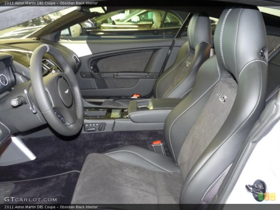 Obsidian Black Interior Photo for the 2011 Aston Martin DBS Coupe #38287988
