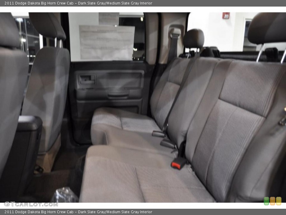 Dark Slate Gray/Medium Slate Gray Interior Photo for the 2011 Dodge Dakota Big Horn Crew Cab #38288585