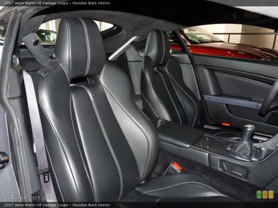 Obsidian Black Interior Photo for the 2007 Aston Martin V8 Vantage Coupe #38288934