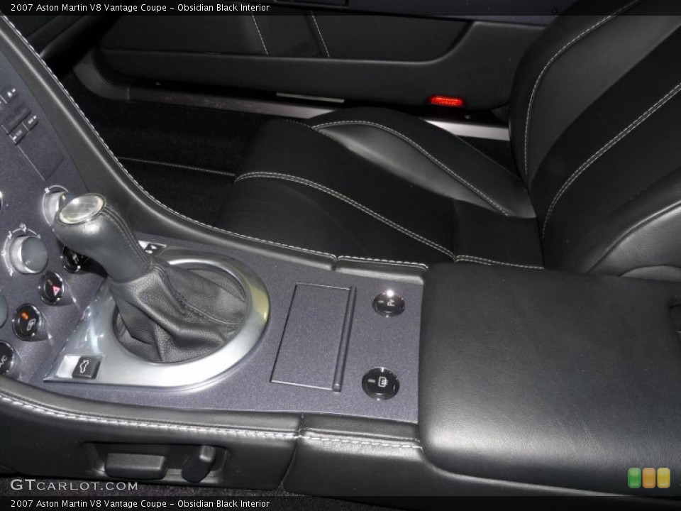 Obsidian Black Interior Transmission for the 2007 Aston Martin V8 Vantage Coupe #38289013