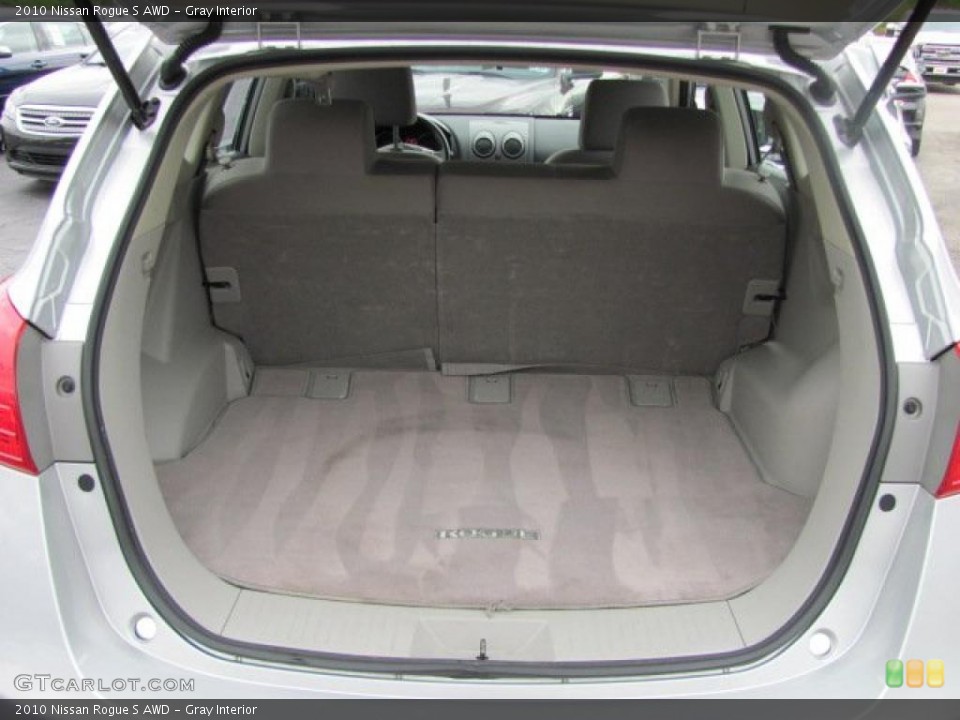 Gray Interior Trunk for the 2010 Nissan Rogue S AWD #38289245