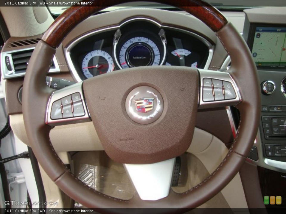 Shale/Brownstone Interior Steering Wheel for the 2011 Cadillac SRX FWD #38289733
