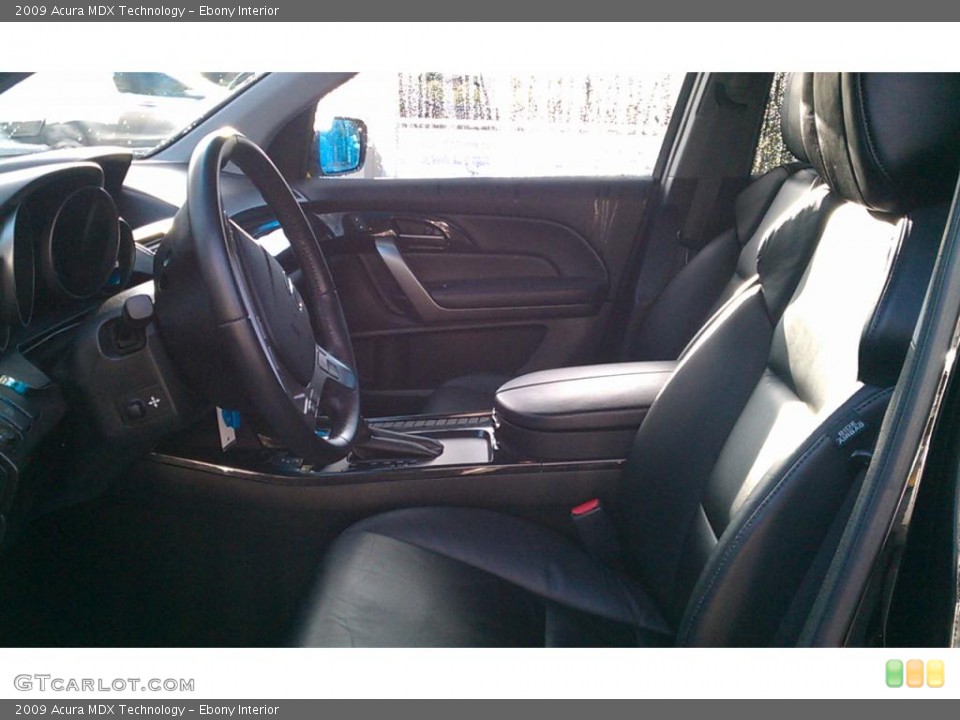 Ebony Interior Photo for the 2009 Acura MDX Technology #38290269
