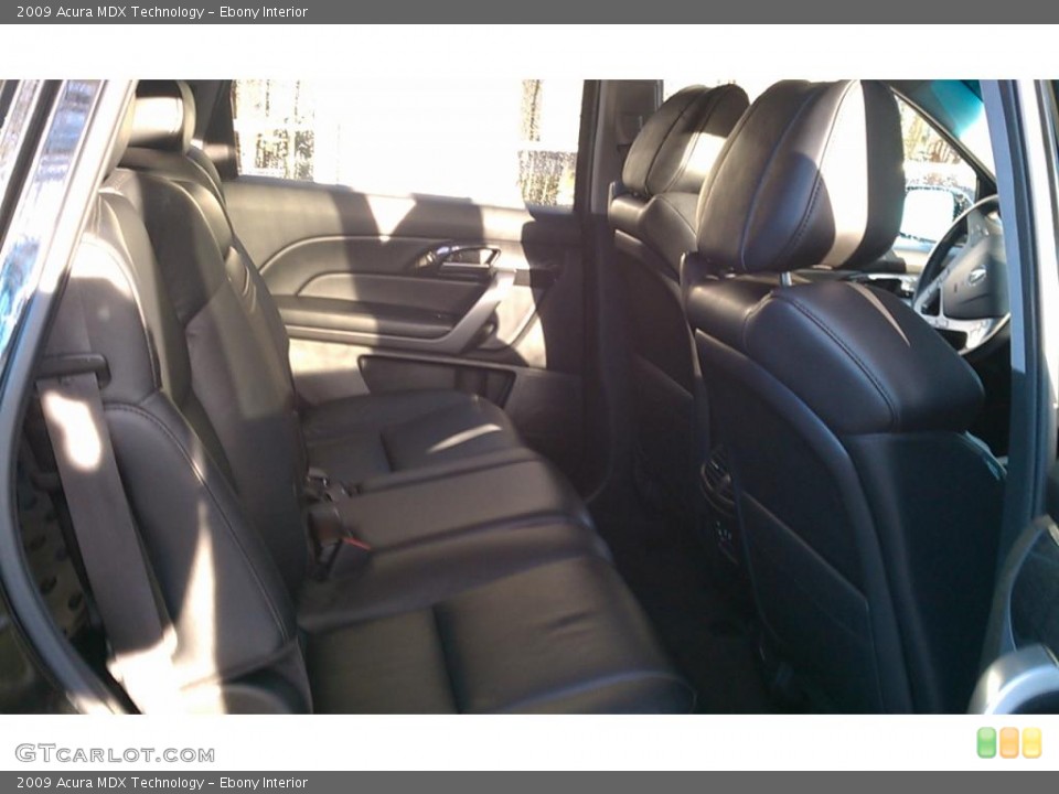 Ebony Interior Photo for the 2009 Acura MDX Technology #38290321
