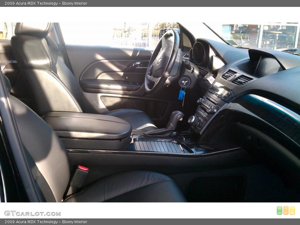 Ebony Interior Photo for the 2009 Acura MDX Technology #38290341