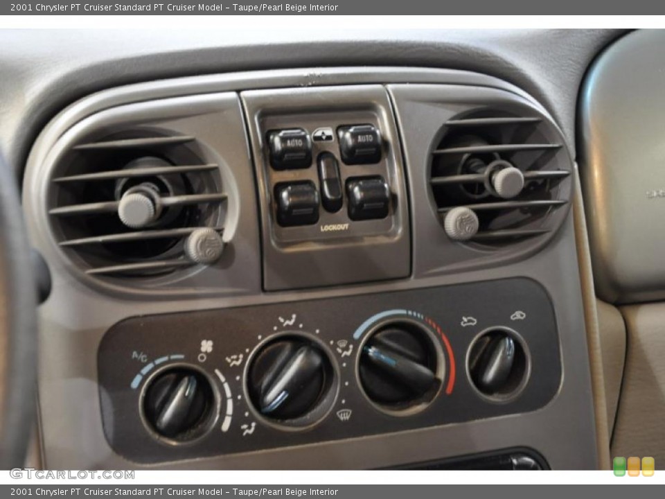 Taupe/Pearl Beige Interior Controls for the 2001 Chrysler PT Cruiser  #38290389
