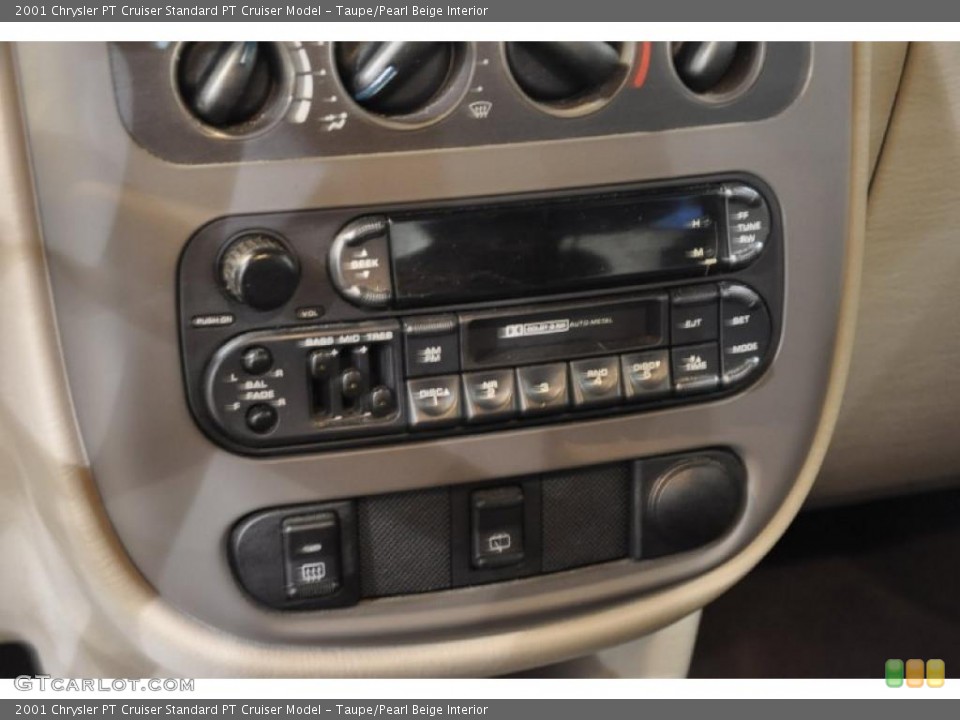 Taupe/Pearl Beige Interior Controls for the 2001 Chrysler PT Cruiser  #38290406