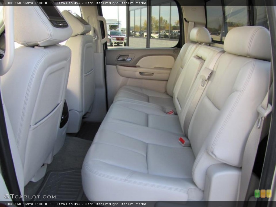 Dark Titanium/Light Titanium Interior Photo for the 2008 GMC Sierra 3500HD SLT Crew Cab 4x4 #38292966