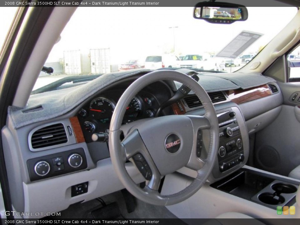 Dark Titanium/Light Titanium Interior Dashboard for the 2008 GMC Sierra 3500HD SLT Crew Cab 4x4 #38292982