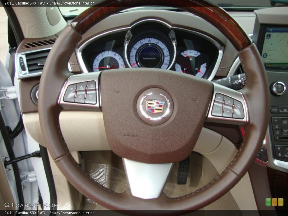 Shale/Brownstone Interior Steering Wheel for the 2011 Cadillac SRX FWD #38293538