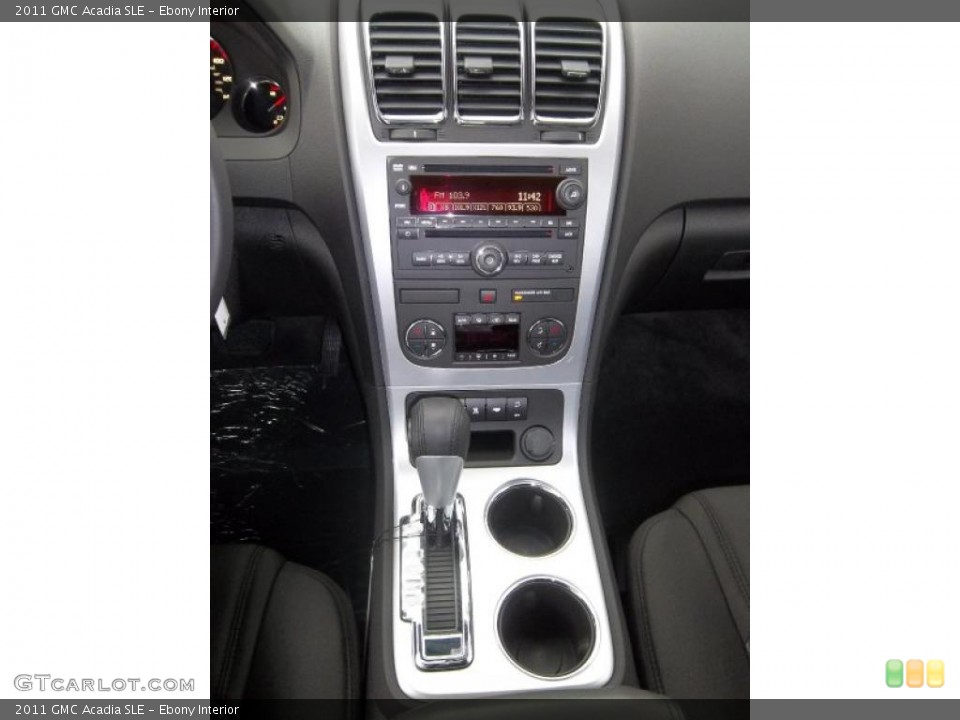 Ebony Interior Controls for the 2011 GMC Acadia SLE #38294082