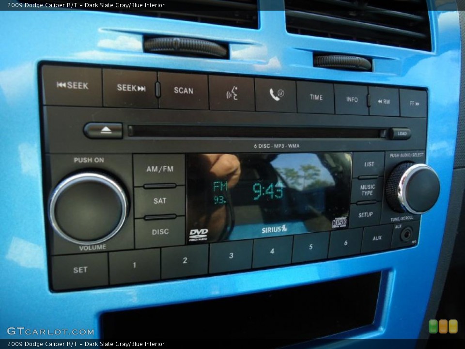 Dark Slate Gray/Blue Interior Controls for the 2009 Dodge Caliber R/T #38296427
