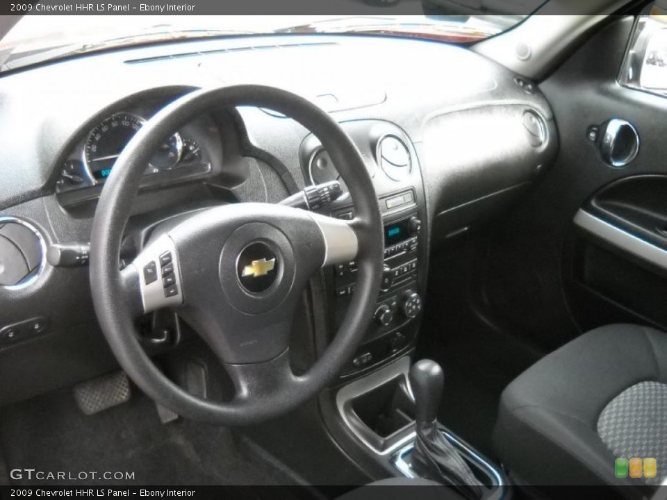 Ebony Interior Dashboard for the 2009 Chevrolet HHR LS Panel #38297483