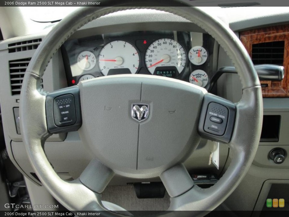 Khaki Interior Steering Wheel for the 2006 Dodge Ram 2500 SLT Mega Cab #38299215