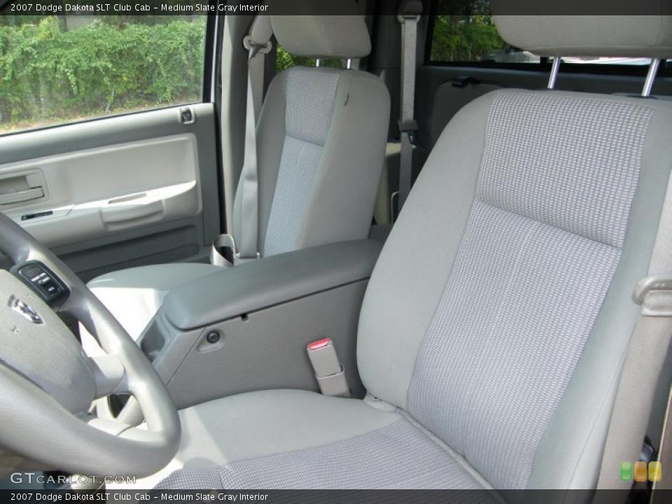 Medium Slate Gray Interior Photo for the 2007 Dodge Dakota SLT Club Cab #38299223