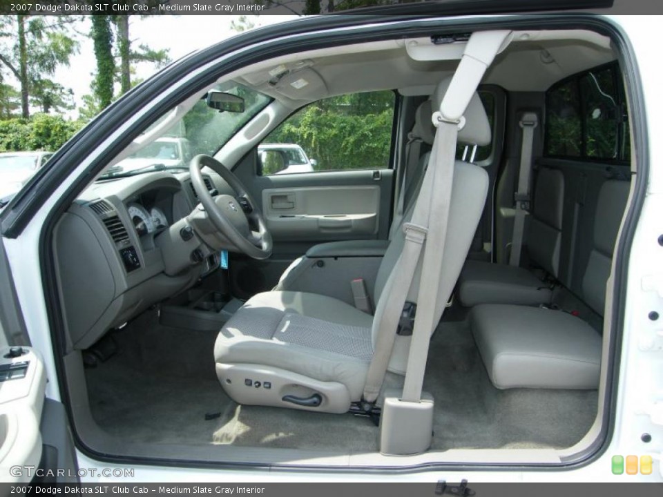 Medium Slate Gray Interior Photo for the 2007 Dodge Dakota SLT Club Cab #38299379