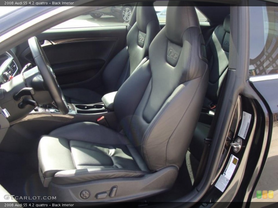 Black Interior Photo for the 2008 Audi S5 4.2 quattro #38299927