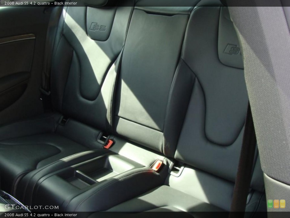 Black Interior Photo for the 2008 Audi S5 4.2 quattro #38299975