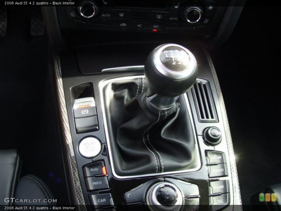 Black Interior Transmission for the 2008 Audi S5 4.2 quattro #38300019