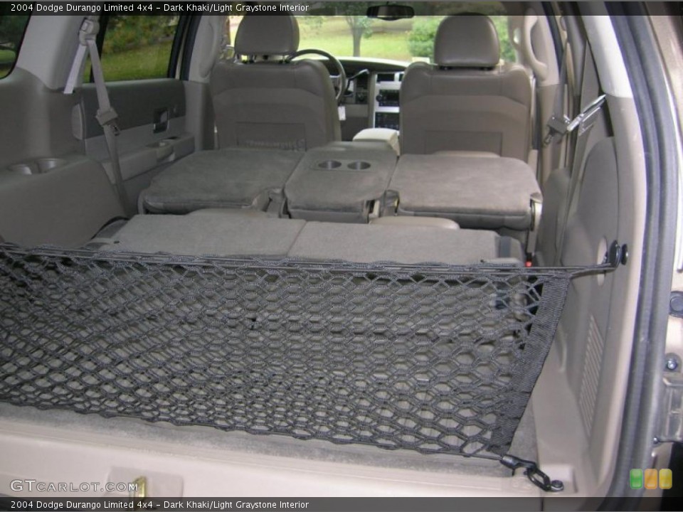 Dark Khaki/Light Graystone Interior Trunk for the 2004 Dodge Durango Limited 4x4 #38300287