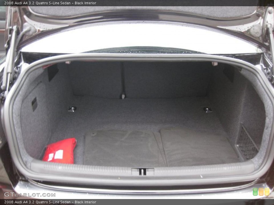 Black Interior Trunk for the 2008 Audi A4 3.2 Quattro S-Line Sedan #38303147