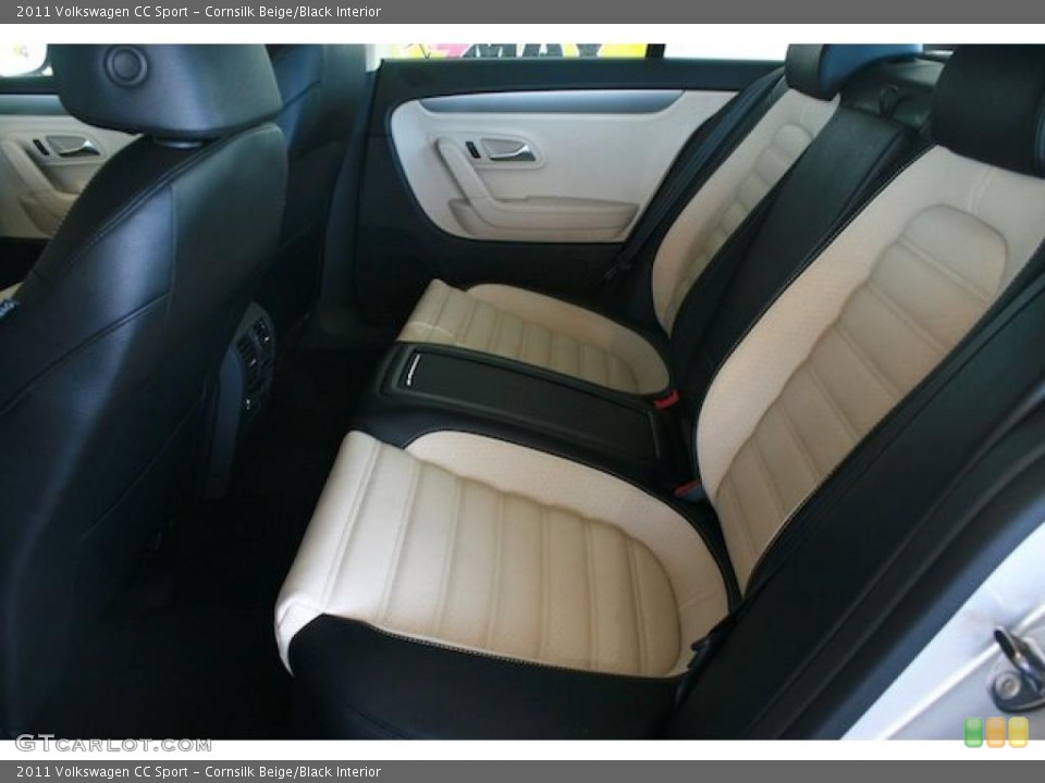 Cornsilk Beige/Black Interior Photo for the 2011 Volkswagen CC Sport #38304275