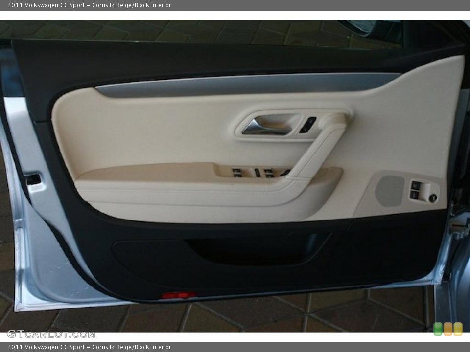 Cornsilk Beige/Black Interior Photo for the 2011 Volkswagen CC Sport #38304375